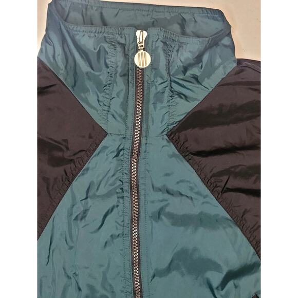 Vintage Adidas Windbreaker Track Jacket 1/2 Zip Nylon Retro Y2K Drawstring Waist - Picture 4 of 16